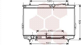 Van Wezel 82002112 - Радиатор, охлаждение двигателя autospares.lv