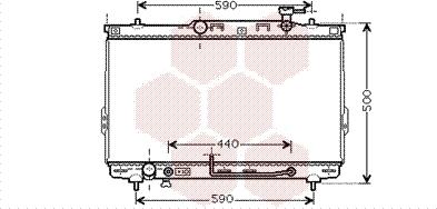 Van Wezel 82002132 - Радиатор, охлаждение двигателя autospares.lv