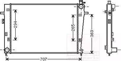 FPS 32 A46-X - Радиатор, охлаждение двигателя autospares.lv