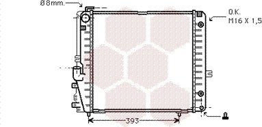 Van Wezel 30002086 - Радиатор, охлаждение двигателя autospares.lv