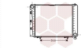 Van Wezel 30002079 - Радиатор, охлаждение двигателя autospares.lv