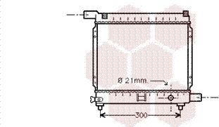 Van Wezel 30002179 - Радиатор, охлаждение двигателя autospares.lv