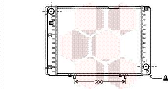 Van Wezel 30002175 - Радиатор, охлаждение двигателя autospares.lv