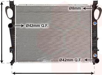 Van Wezel 30002311 - Радиатор, охлаждение двигателя autospares.lv