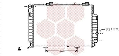 Van Wezel 30002263 - Радиатор, охлаждение двигателя autospares.lv