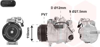 Van Wezel 3001K716 - Компрессор кондиционера autospares.lv