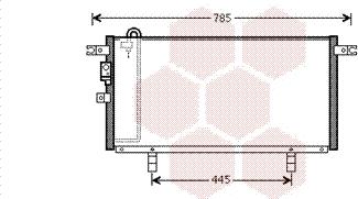 Van Wezel 32005211 - Конденсатор кондиционера autospares.lv