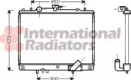 Van Wezel 32002167 - Радиатор, охлаждение двигателя autospares.lv