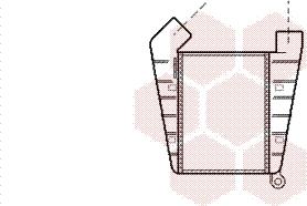 Van Wezel 37004204 - Интеркулер, теплообменник турбины autospares.lv