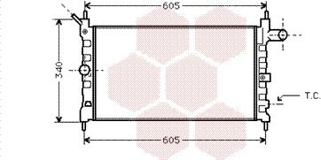 Van Wezel 37002022 - Радиатор, охлаждение двигателя autospares.lv