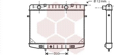 Van Wezel 37002188 - Радиатор, охлаждение двигателя autospares.lv