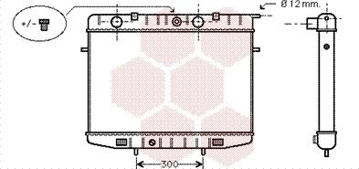 Van Wezel 37002175 - Радиатор, охлаждение двигателя autospares.lv