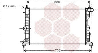 Van Wezel 37002323 - Радиатор, охлаждение двигателя autospares.lv