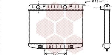 Van Wezel 37002214 - Радиатор, охлаждение двигателя autospares.lv