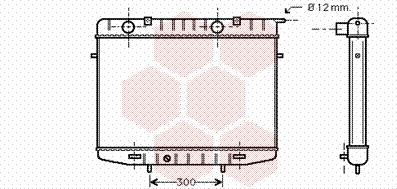 Van Wezel 37002213 - Радиатор, охлаждение двигателя autospares.lv