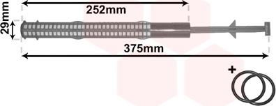 Van Wezel 3700D379 - Осушитель, кондиционер autospares.lv