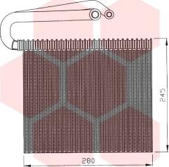 Van Wezel 3700V399 - Испаритель, кондиционер autospares.lv