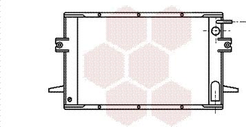 Van Wezel 28002028 - Радиатор, охлаждение двигателя autospares.lv