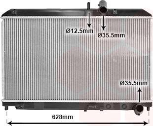 Van Wezel 27002169 - Радиатор, охлаждение двигателя autospares.lv