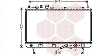 Van Wezel 27002167 - Радиатор, охлаждение двигателя autospares.lv