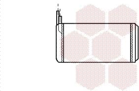 Van Wezel 73006032 - Теплообменник, отопление салона autospares.lv