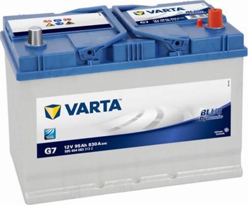 Varta 595404083 - Стартерная аккумуляторная батарея, АКБ autospares.lv
