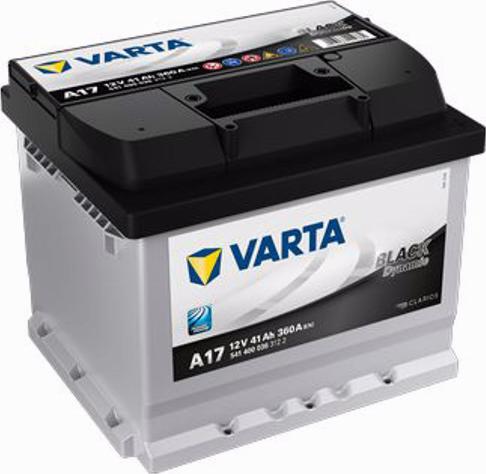 Varta 541400036 - Стартерная аккумуляторная батарея, АКБ autospares.lv