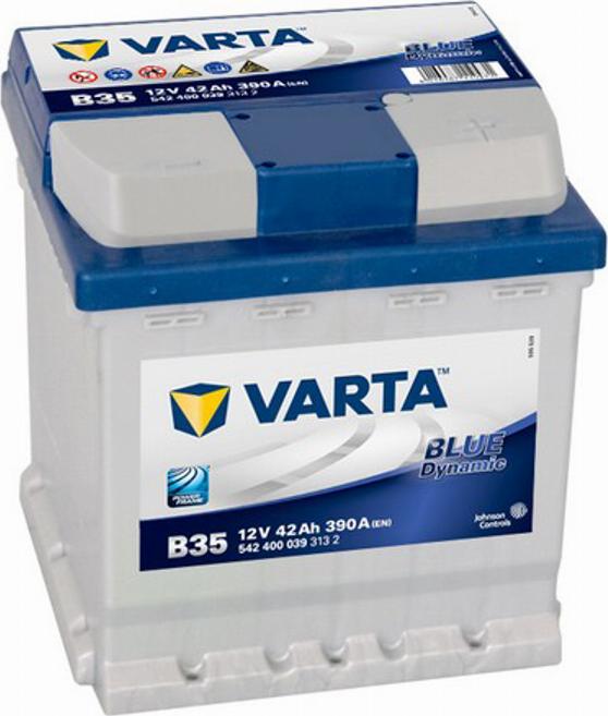 Varta 542400039 - Стартерная аккумуляторная батарея, АКБ autospares.lv