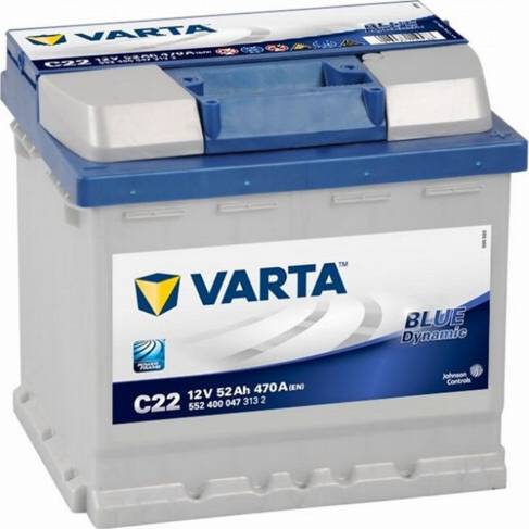 Varta 552400047 - Стартерная аккумуляторная батарея, АКБ autospares.lv