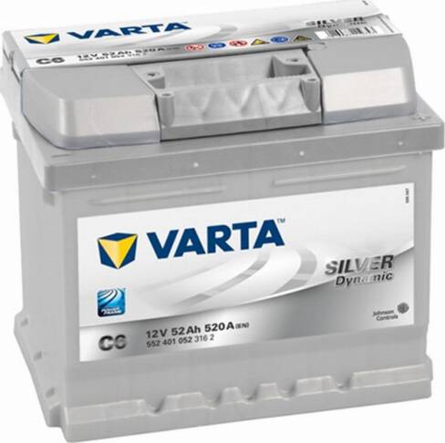 Varta 552401052 - Стартерная аккумуляторная батарея, АКБ autospares.lv