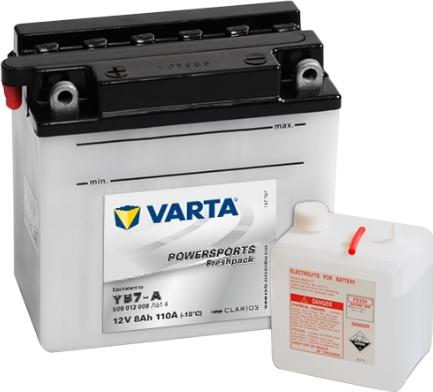 Varta 508013008A514 - Стартерная аккумуляторная батарея, АКБ autospares.lv