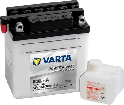 Varta 503012003I314 - Стартерная аккумуляторная батарея, АКБ autospares.lv