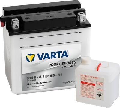 Varta 516015020I314 - Стартерная аккумуляторная батарея, АКБ autospares.lv