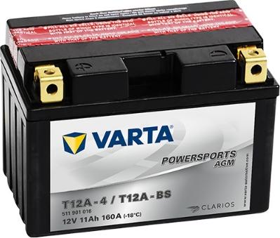 Varta 511901016I314 - Стартерная аккумуляторная батарея, АКБ autospares.lv