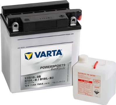 Varta 511013015I314 - Стартерная аккумуляторная батарея, АКБ autospares.lv