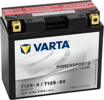 Varta 512901022I314 - Стартерная аккумуляторная батарея, АКБ autospares.lv