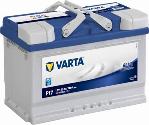 Varta 580406074 - Стартерная аккумуляторная батарея, АКБ autospares.lv