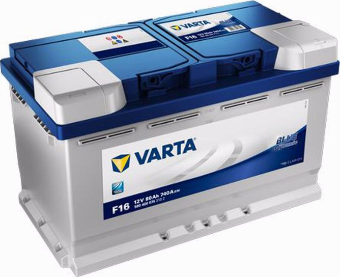 Varta 580400074 - Стартерная аккумуляторная батарея, АКБ autospares.lv