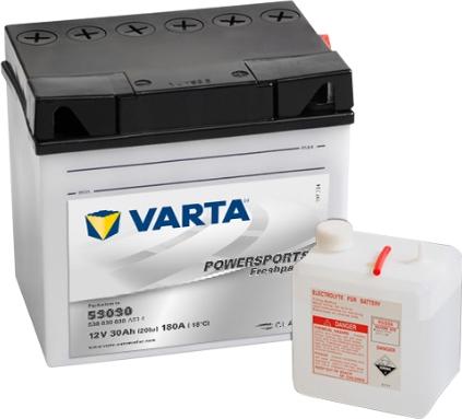 Varta 530030030A514 - Стартерная аккумуляторная батарея, АКБ autospares.lv