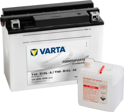 Varta 520012020A514 - Стартерная аккумуляторная батарея, АКБ autospares.lv