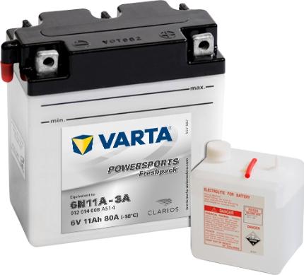 Varta 012014008A514 - Стартерная аккумуляторная батарея, АКБ autospares.lv