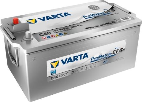 Varta 740500120E652 - Стартерная аккумуляторная батарея, АКБ autospares.lv