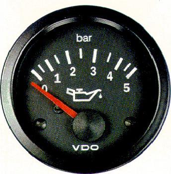 VDO 350-010-008K - Дисплей давления масла autospares.lv