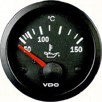 VDO 310-010-003K - Дисплей, температура масла autospares.lv