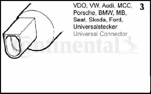 VDO 246-083-002-022Z - Водяной насос, система очистки окон autospares.lv