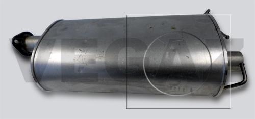 VEGAZ FS-655 - Средний глушитель выхлопных газов autospares.lv