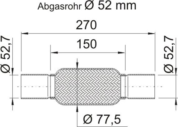 VEGAZ FTR-171ERNS - Гофрированная труба, выхлопная система autospares.lv