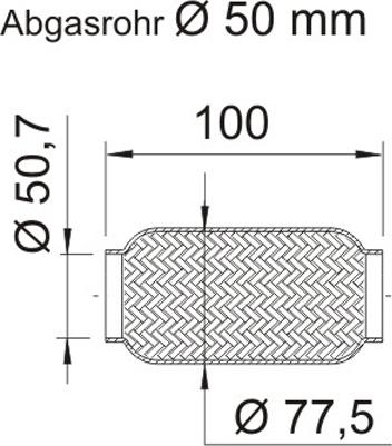 VEGAZ OR-237ERNS - Гофрированная труба, выхлопная система autospares.lv