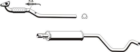 VEGAZ OS-617ERNS - Средний глушитель выхлопных газов autospares.lv