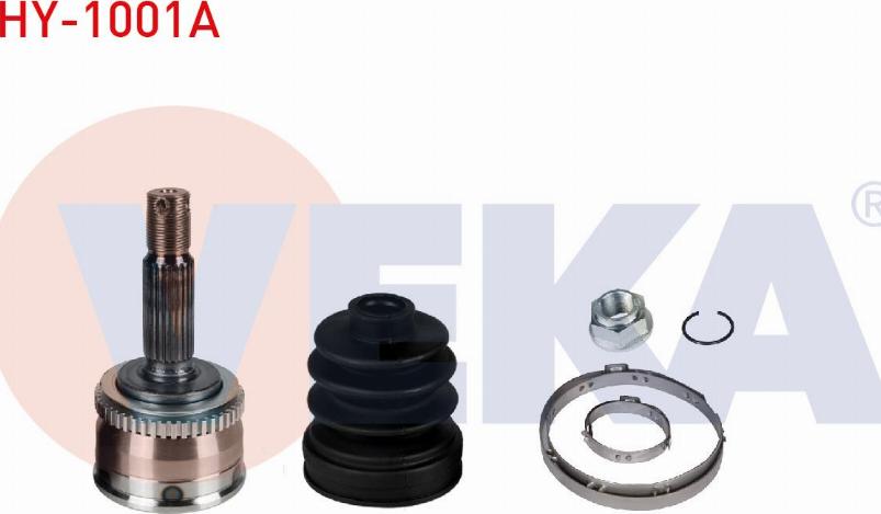 Veka HY-1001A - Шарнирный комплект, ШРУС, приводной вал autospares.lv